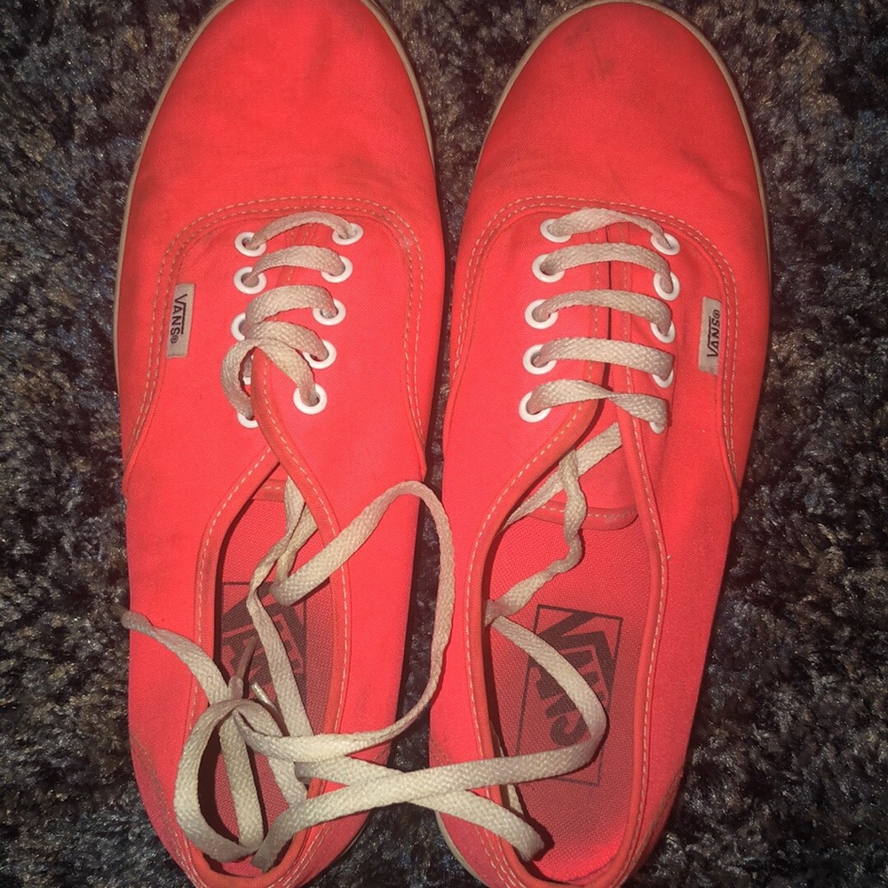Coral vans neon